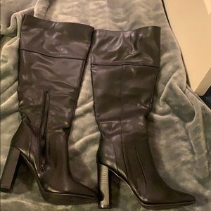 Sociology high heeled black boots